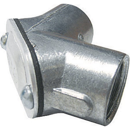 Gampak Sigma Engineered Solutions ProConnex 1/2 in. D Die-Cast Zinc Pull Elbow For Rigid/IMC 1 pk 49681